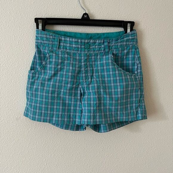 Columbia Girls Silver Ridge III Plaid Short Miami Plaid 7/8 - Picture 1 of 4